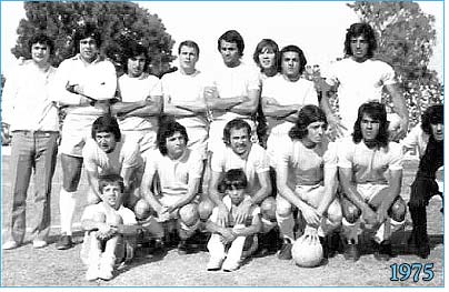 Plantel Temperley del ao 1975.